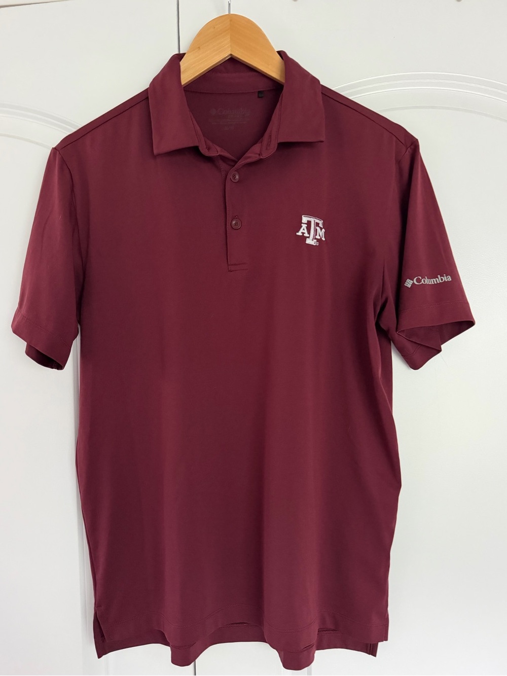 Columbia Texas A&M Maroon Performance Polo Shirt - Men’s Medium